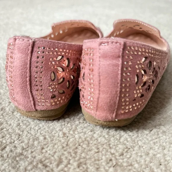 Set of Link’s Pink Soft Flats size 13 & Golden Mary Jane Ballet Flats size 13 - Picture 4 of 12